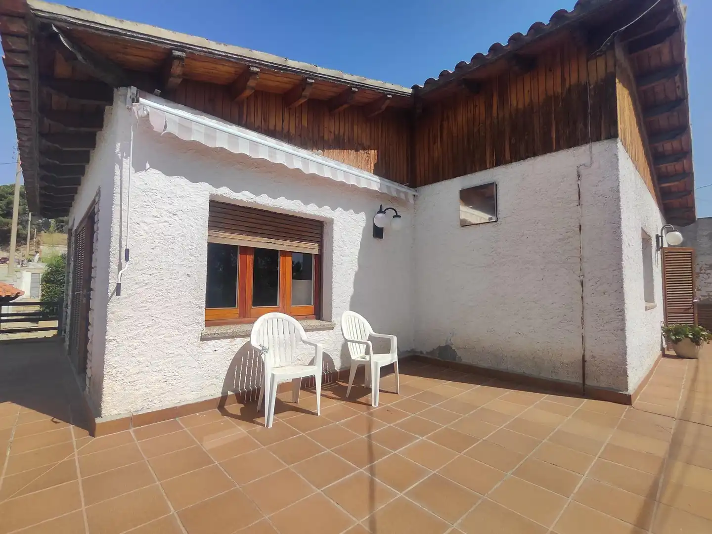Terrassa de Casa o xalet en venda en Vallbona d'Anoia amb Aire condicionat, Jardí privat i Terrassa