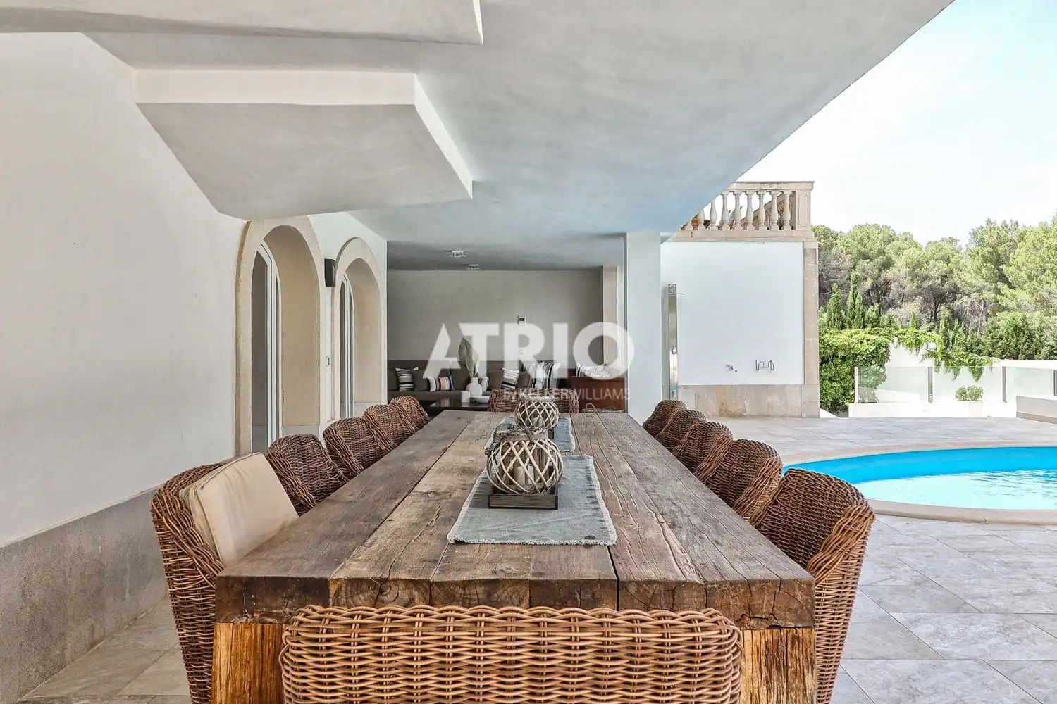 Terrassa de Casa o xalet de lloguer en  Palma de Mallorca amb Aire condicionat, Calefacció i Jardí privat