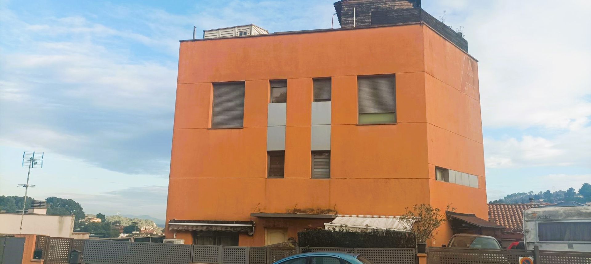 Exterior view of Single-family semi-detached for sale in Corbera de Llobregat  with Heating, Private garden and Terrace