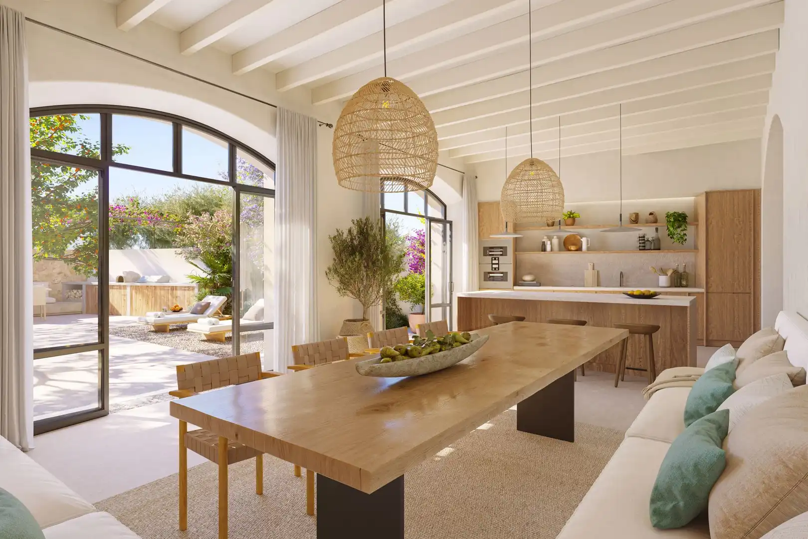 Comedor de Casa adosada en venta en Santa María del Camí con Terraza