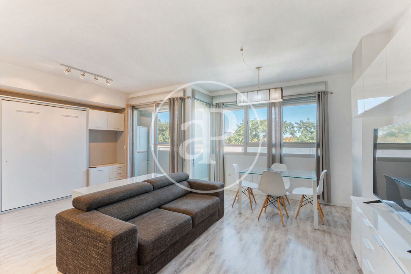 Sala de estar de Loft en venta en  Valencia Capital con Calefacción, Jardín privado y Amueblado