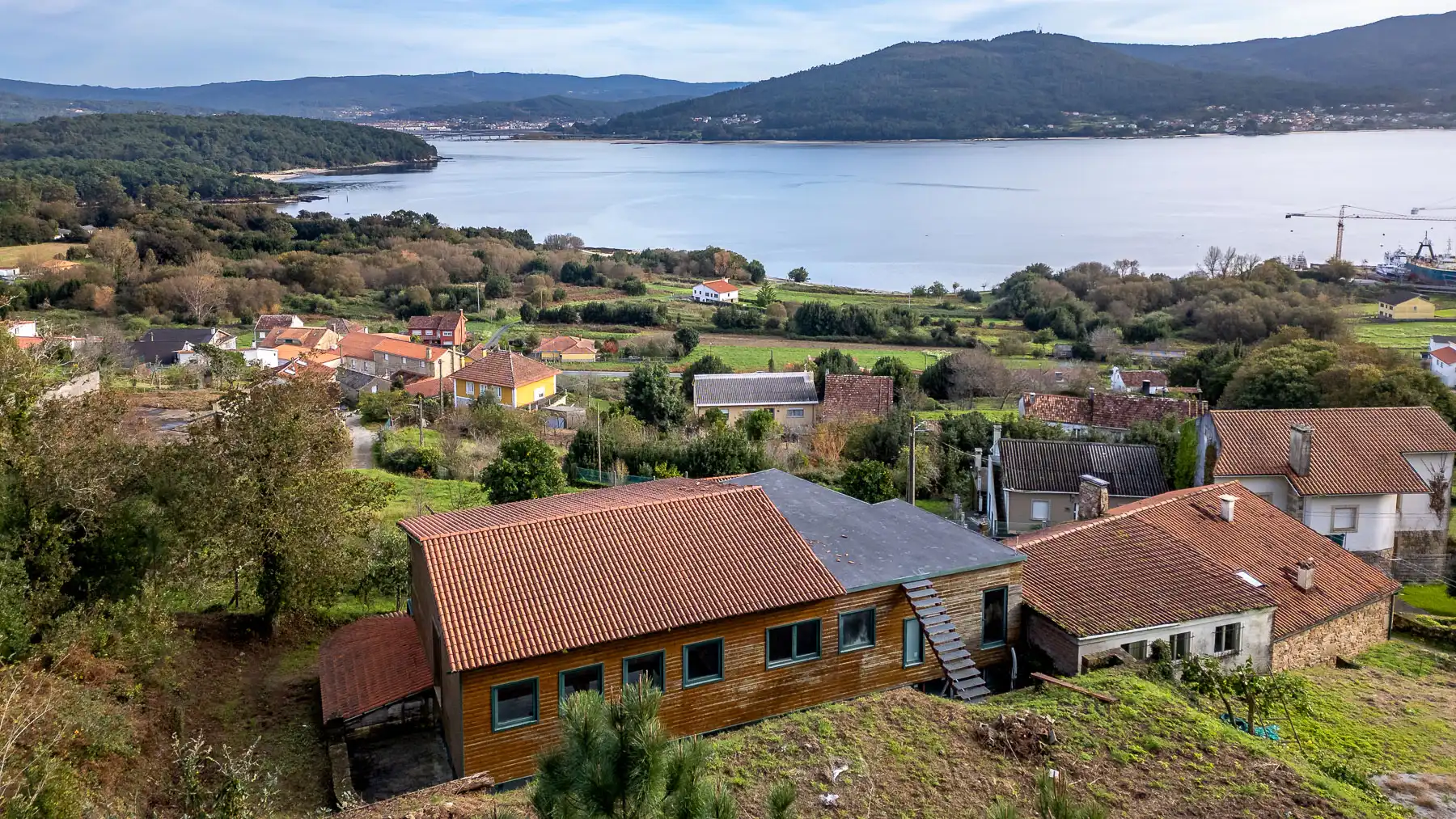 Vista exterior de Finca rústica en venda en Outes