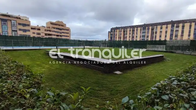 Parking of Flat for rent in Madrid  with Swimming Pool, Furnished and Washing machine