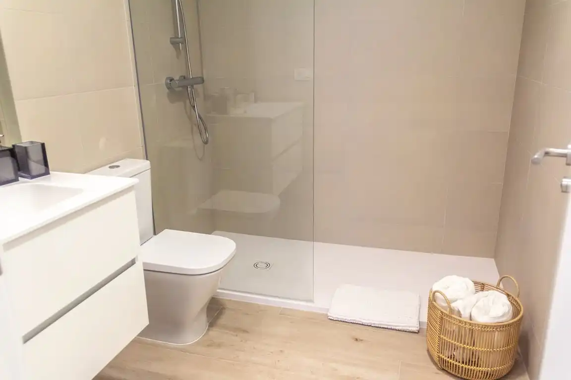 Baño de Apartamento en venta en Jávea / Xàbia con Aire acondicionado, Terraza y Trastero