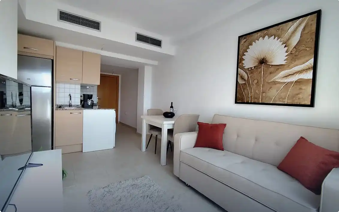 Sala de estar de Apartamento en venta en Vera con Aire acondicionado, Jardín privado y Terraza