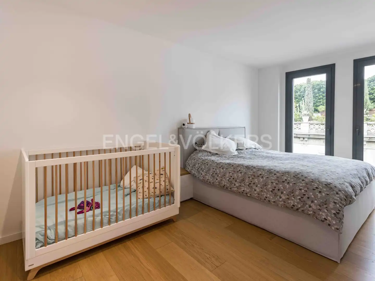 Bedroom of Attic for rent in Barcelona  with Air Conditioner, Heating and Parquet flooring