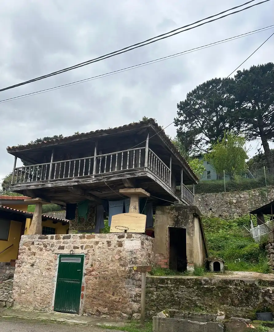 Exterior view of Houses for sale in Castrillón  with Private garden and Balcony