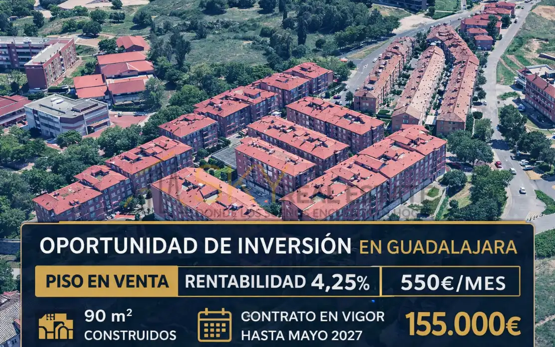 Vista exterior de Pis en venda en Guadalajara