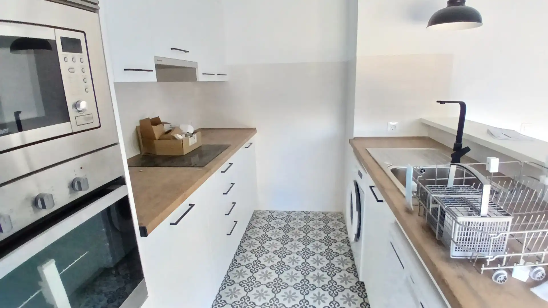 Kitchen of Flat for rent in Collado Villalba  with Heating, Private garden and Parquet flooring