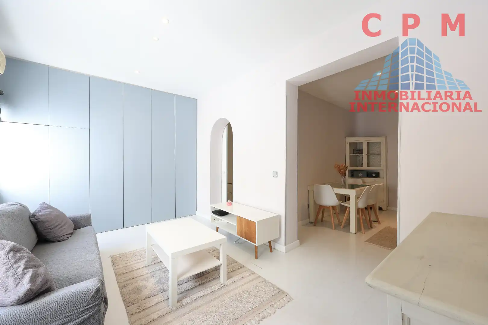 Sala de estar de Piso de alquiler en Madrid con Aire acondicionado, Calefacción y Parquet