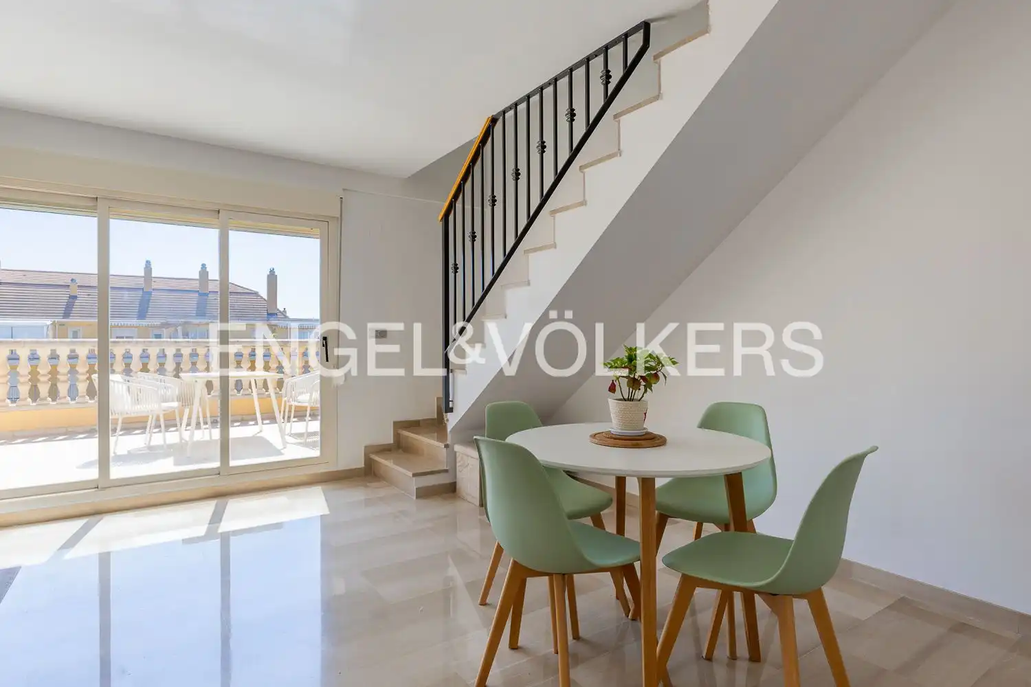 Dining room of Duplexes for rent in Dénia  with Air Conditioner, Heating and Swimming Pool