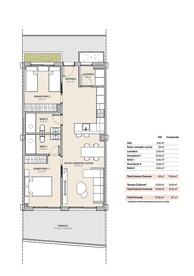 Apartamento con terraza en venta en La Nucia Pueblo, imagen 24