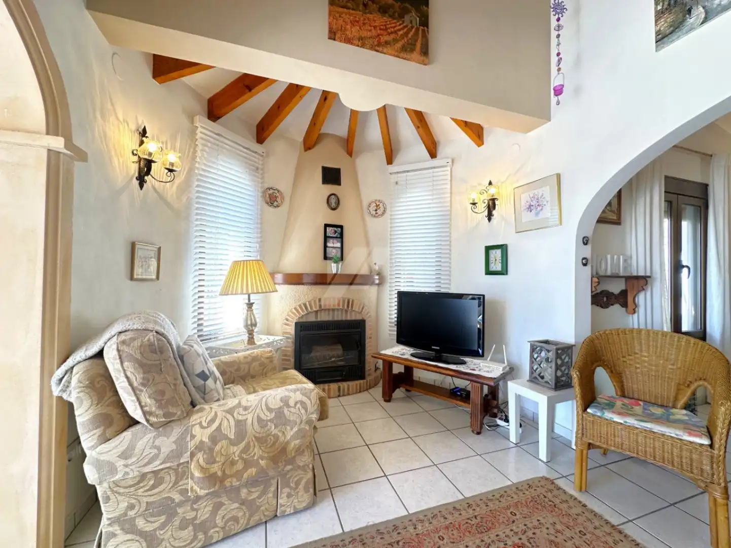 Living room of Houses for sale in Moraira  with Air Conditioner, Heating and Private garden