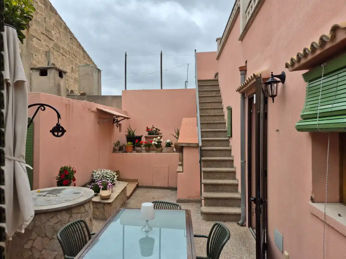 Terrassa de Casa adosada de lloguer en Ariany amb Aire condicionat, Jardí privat i Traster