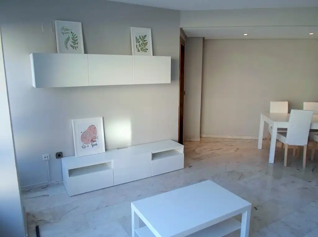 Sala de estar de Piso de alquiler en Valencia con Aire acondicionado, Calefacción y Amueblado