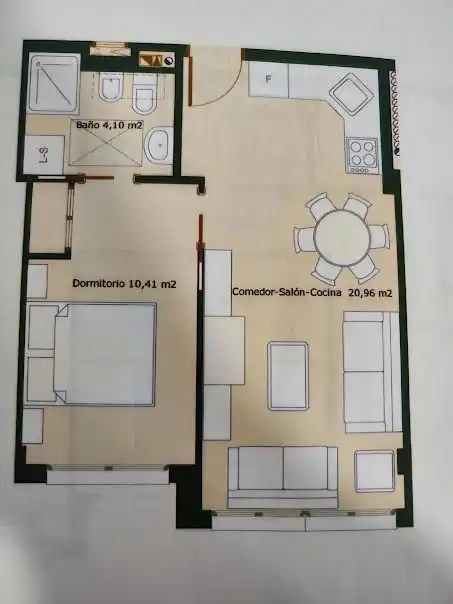 Flat for rent in Castellón de la Plana / Castelló de la Plana  with Storage room, Furnished and Oven