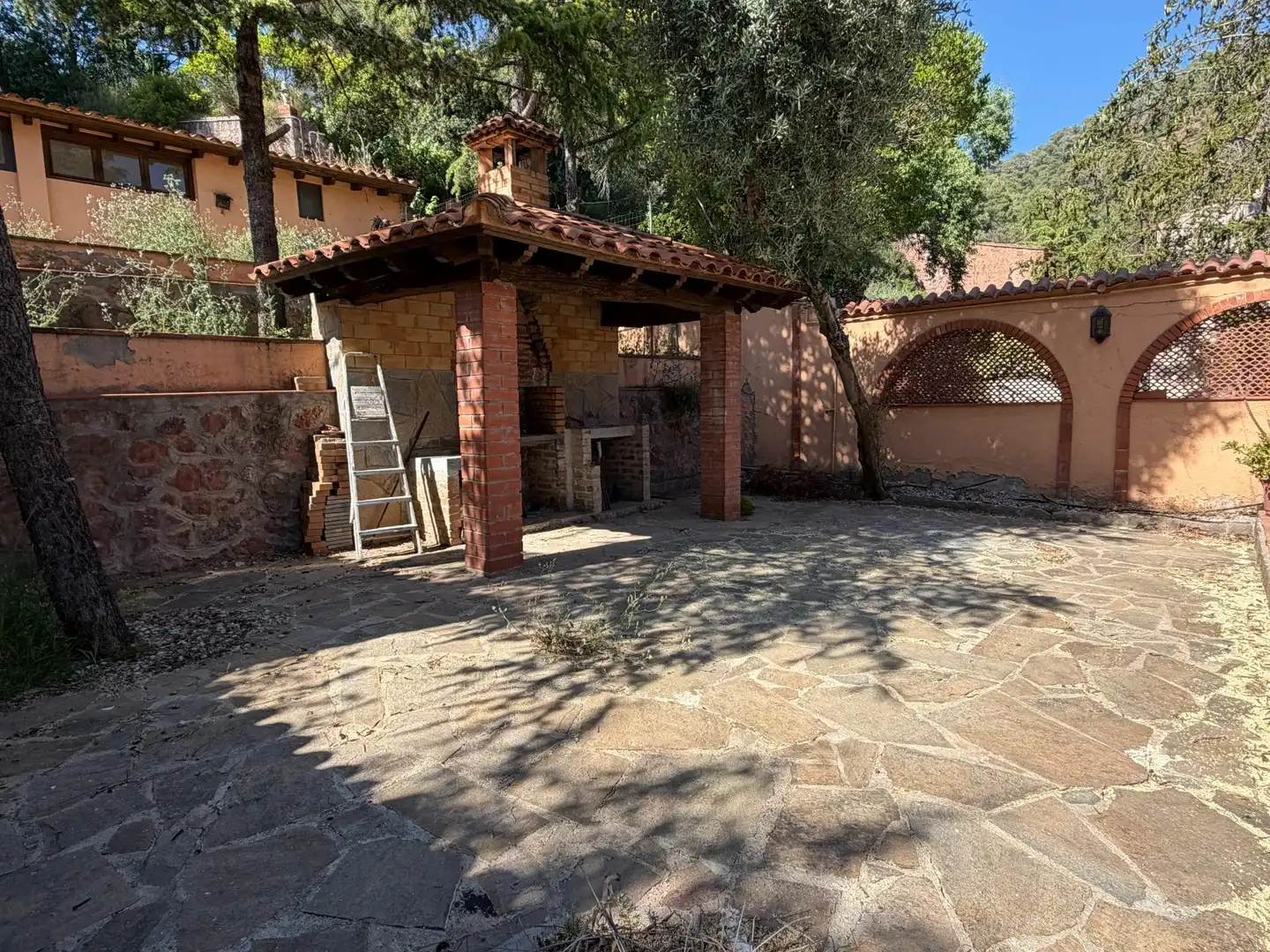 Terrassa de Finca rústica en venda en Vacarisses amb Calefacció, Jardí privat i Terrassa