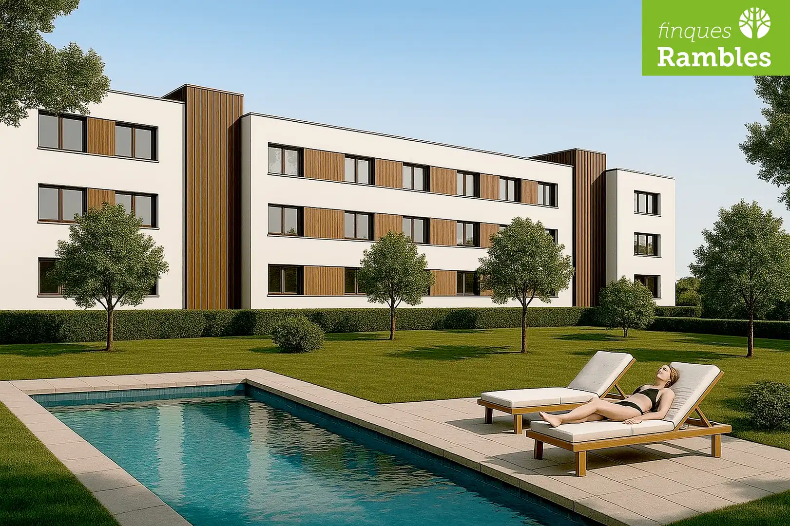 Appartamento di nuova costruzione con piscina in vendita a Carrer Llorac 70