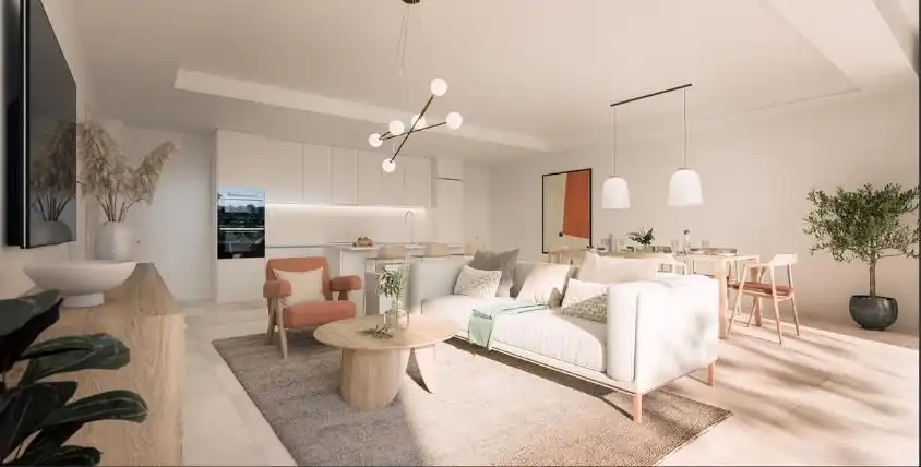 Living room of Apartments for rent in Mijas  with Air Conditioner, Parquet flooring and Oven