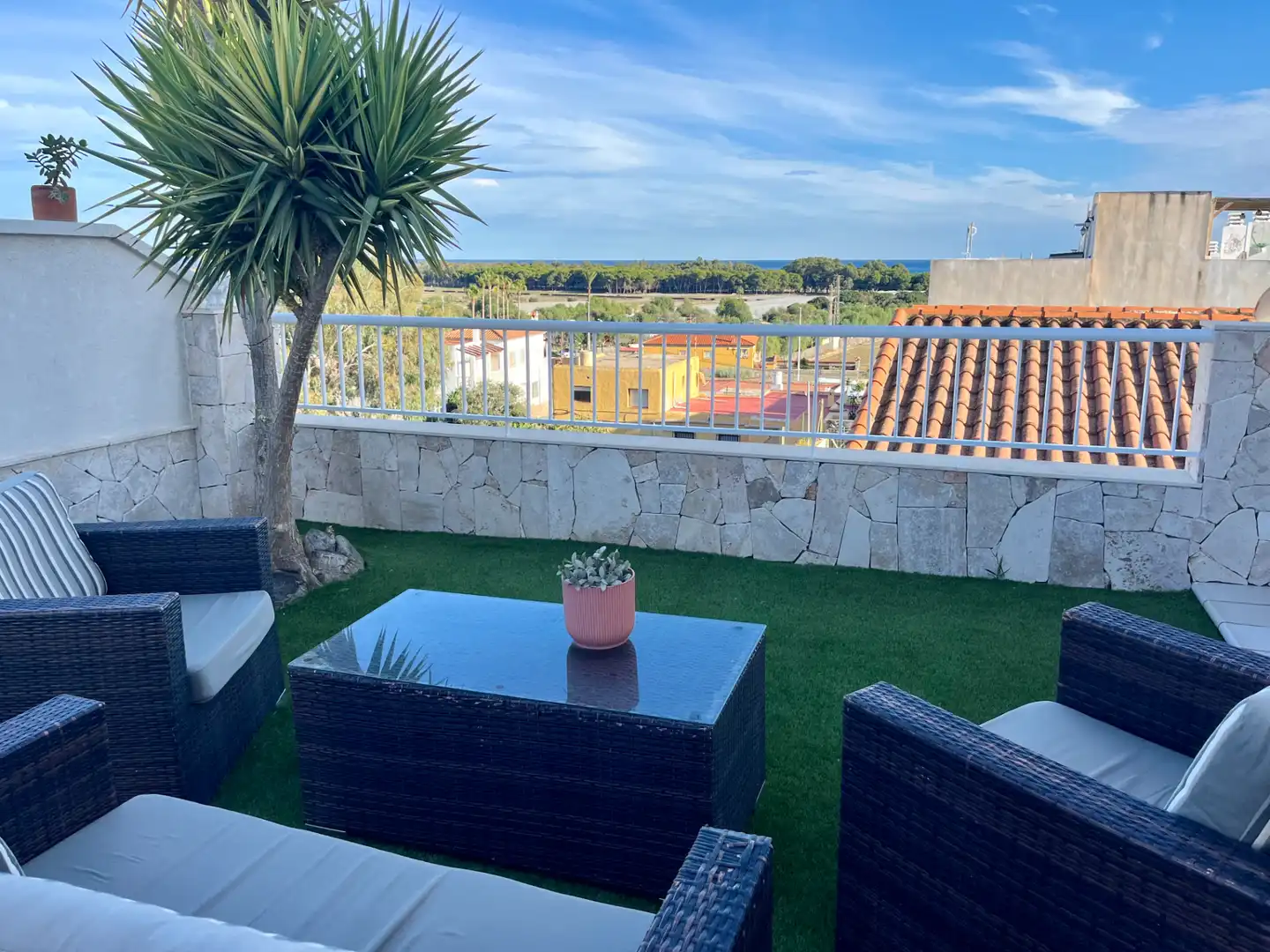 Terraza de Casa adosada en venta en Cuevas del Almanzora con Aire acondicionado, Terraza y Amueblado