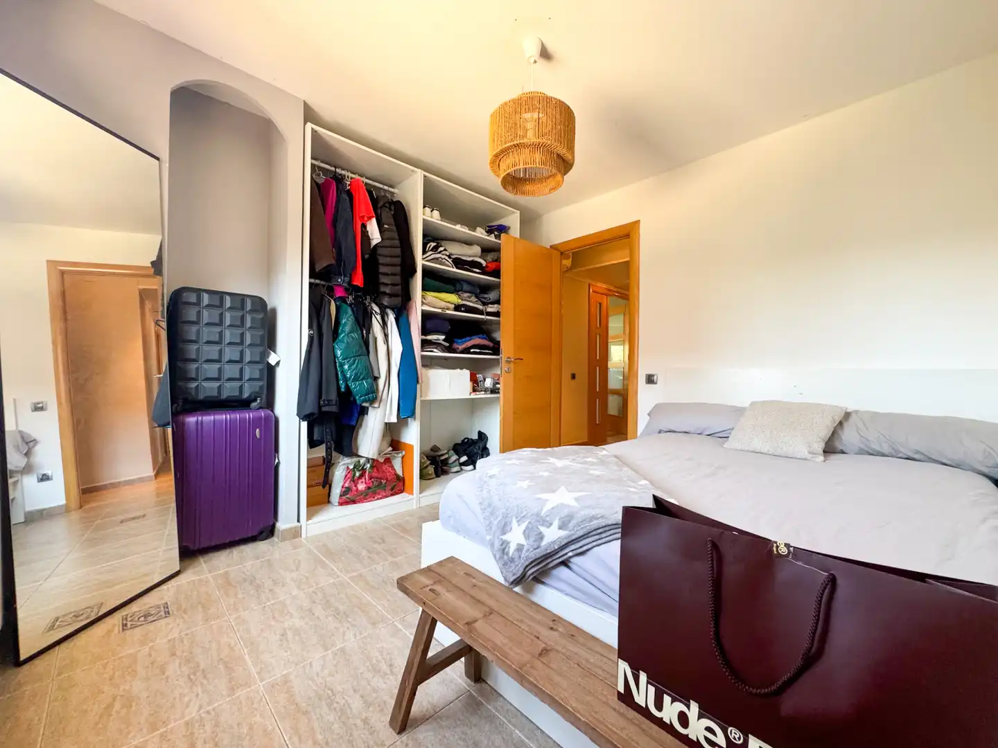Bedroom of Flat for sale in Sentmenat  with Air Conditioner, Heating and Oven