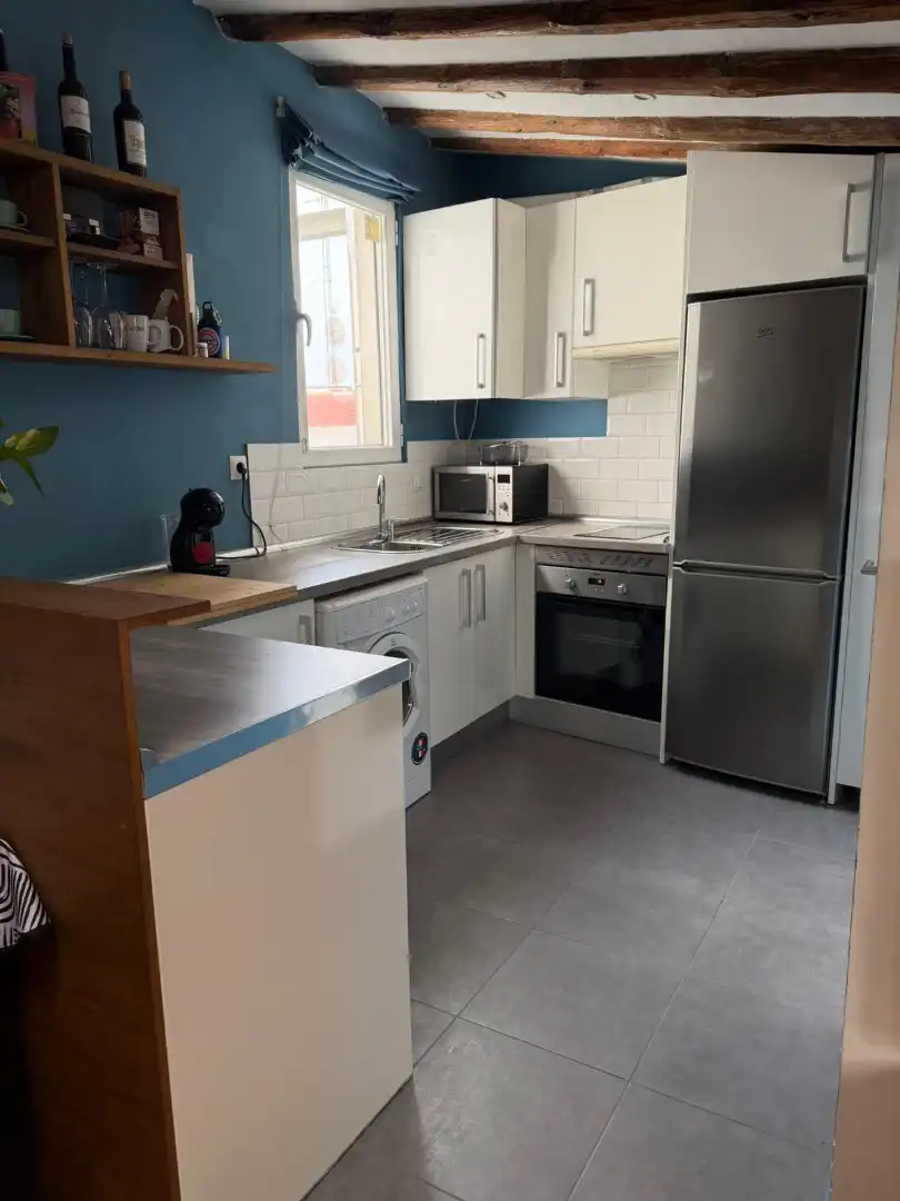 Cocina de Piso de alquiler en Madrid con Aire acondicionado, Calefacción y Amueblado