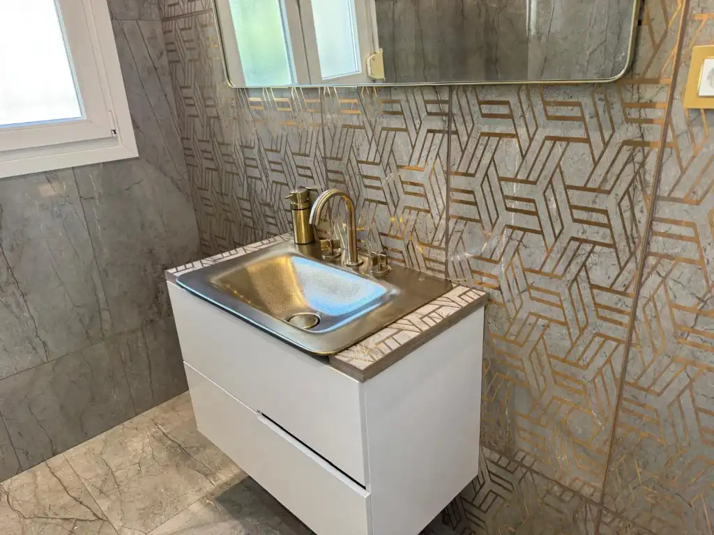 Bathroom of Houses for rent in Torremolinos  with Air Conditioner, Private garden and Terrace