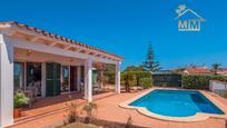 Exterior view of House or chalet for sale in Sant Lluís  with Air Conditioner, Terrace and Swimming Pool