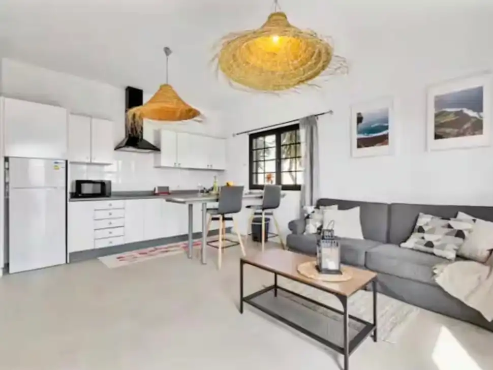 Sala de estar de Piso en venta en San Bartolomé con Jardín privado, Terraza y Trastero