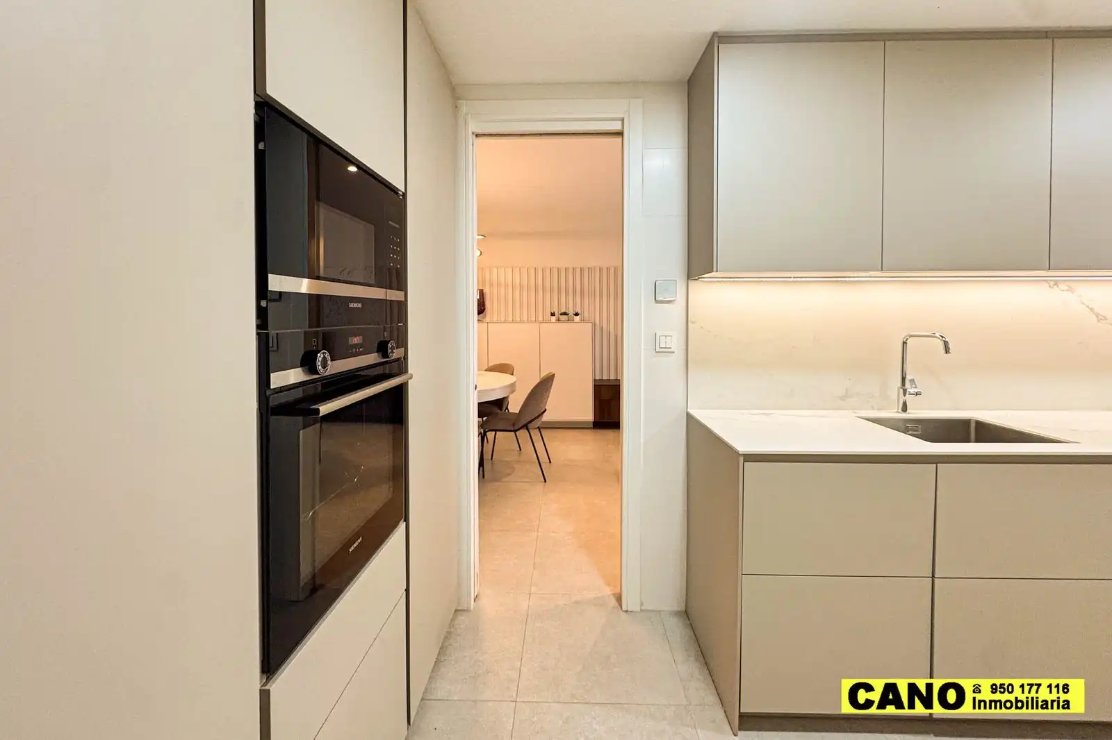 Kitchen of Flat for sale in Almería  with Terrace, Storage room and Swimming Pool
