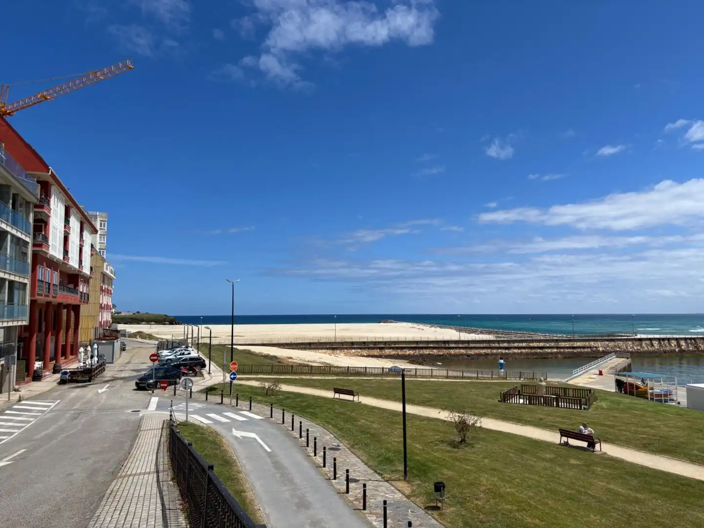 Exterior view of Attic for sale in Foz  with Heating, Terrace and Furnished