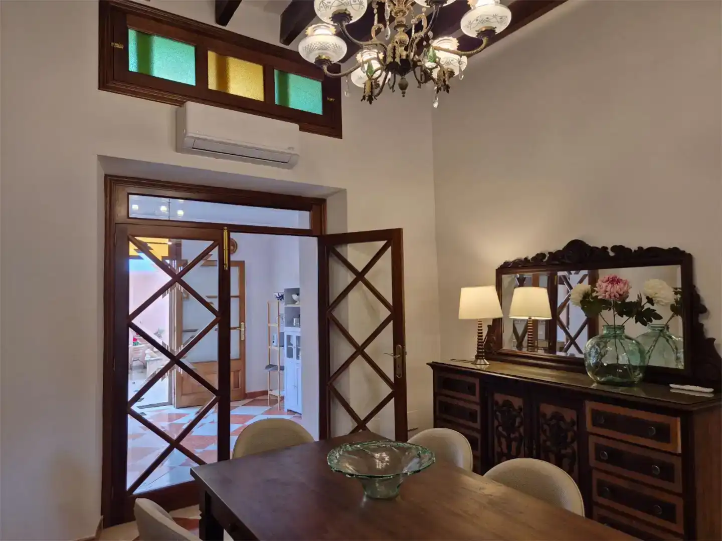 Dining room of Flat for rent in Ariany  with Air Conditioner, Private garden and Storage room