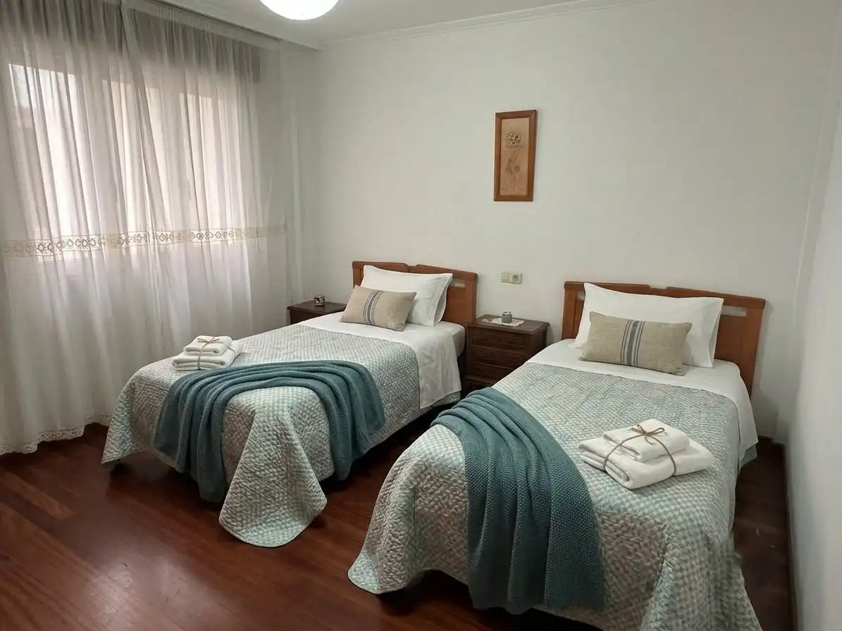 Bedroom of Flat for rent in A Pobra do Caramiñal  with Furnished