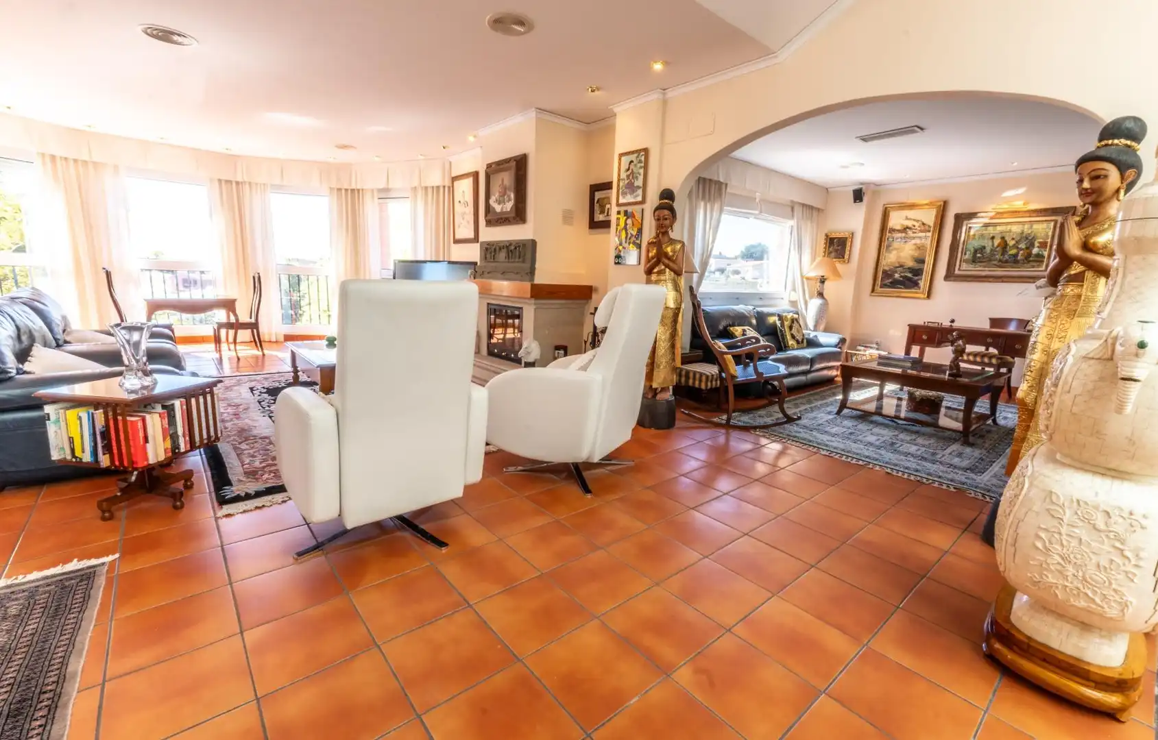 Sala de estar de Casa o chalet en venta en Alginet con Aire acondicionado, Calefacción y Jardín privado