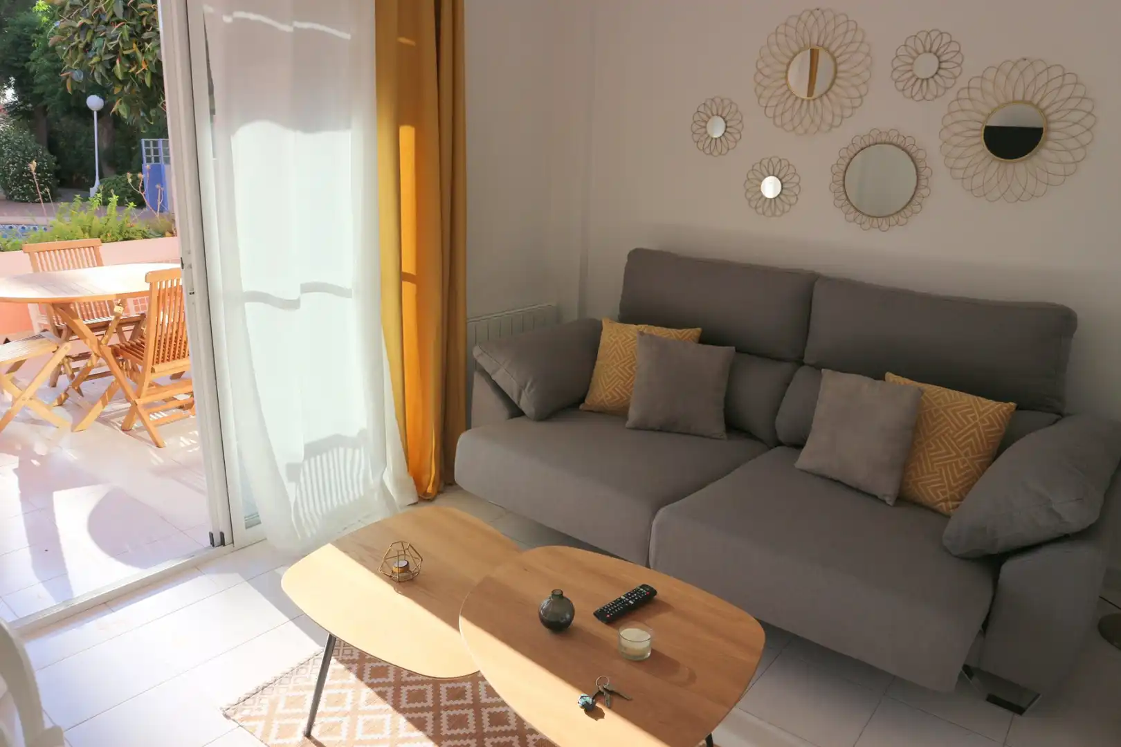 Living room of Apartments for rent in Dénia  with Air Conditioner, Heating and Terrace