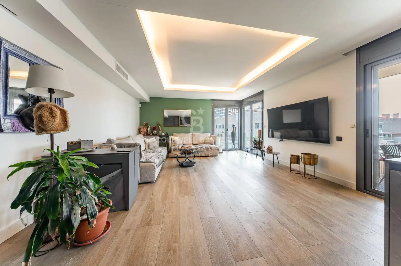 Living room of Attic for sale in Badalona  with Air Conditioner, Heating and Terrace