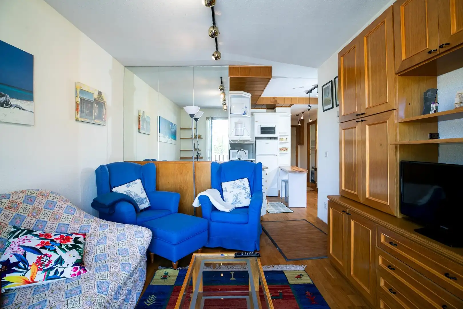 Wohnzimmer von Wohnung zum Verkauf in Aisa mit Heizung, Terrasse und Abstellraum