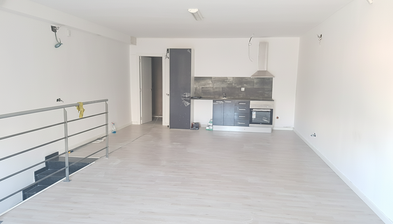 Sala d'estar de Casa adosada en venda en Barberà del Vallès