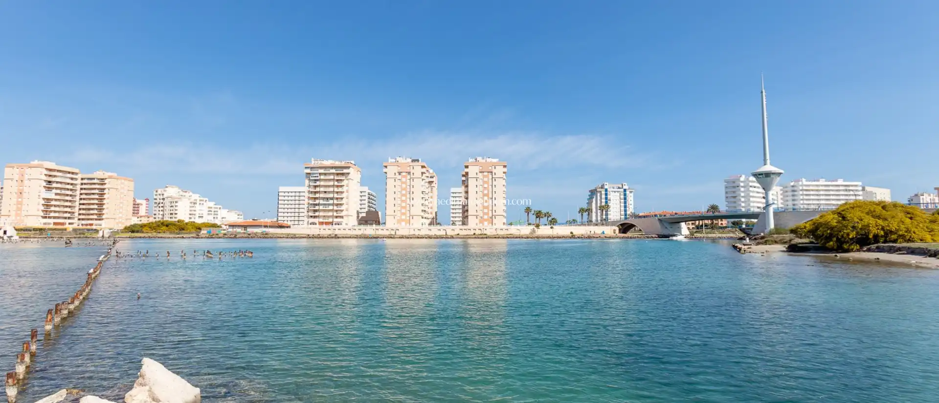 Exterior view of Duplexes for sale in La Manga del Mar Menor  with Air Conditioner, Heating and Private garden