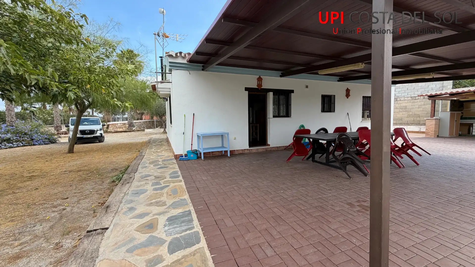 Vista exterior de Finca rústica en venta en Cártama con Aire acondicionado, Jardín privado y Terraza