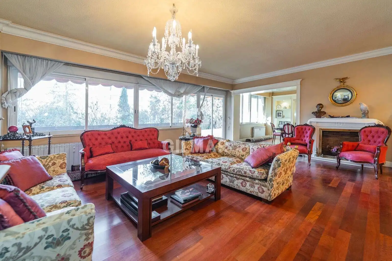 Sala de estar de Piso en venta en Madrid con Calefacción, Jardín privado y Trastero
