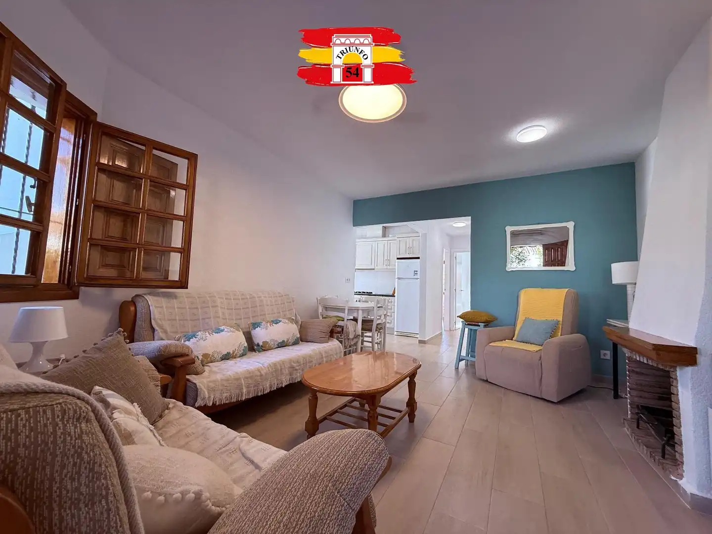 Sala de estar de Planta baja en venta en Pilar de la Horadada con Aire acondicionado, Jardín privado y Terraza
