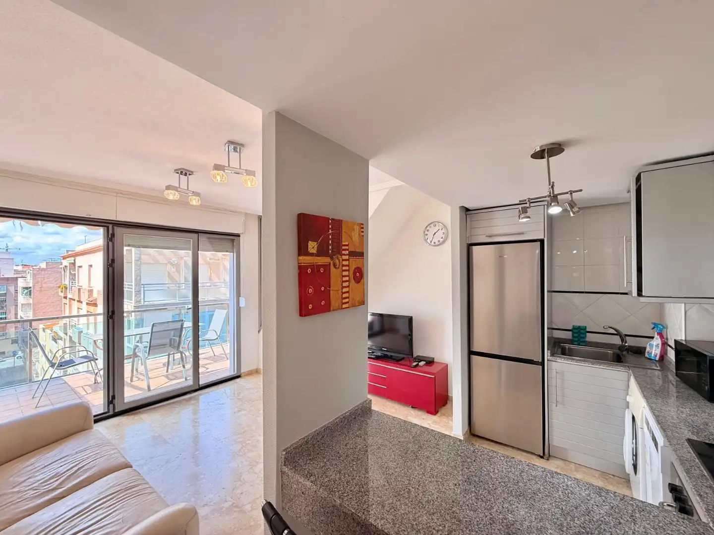 Kitchen of Attic for rent in Torrevieja  with Heating, Furnished and TV