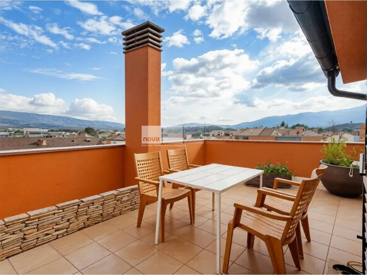 Terrace of Duplex for sale in Tona  with Air Conditioner, Heating and Terrace