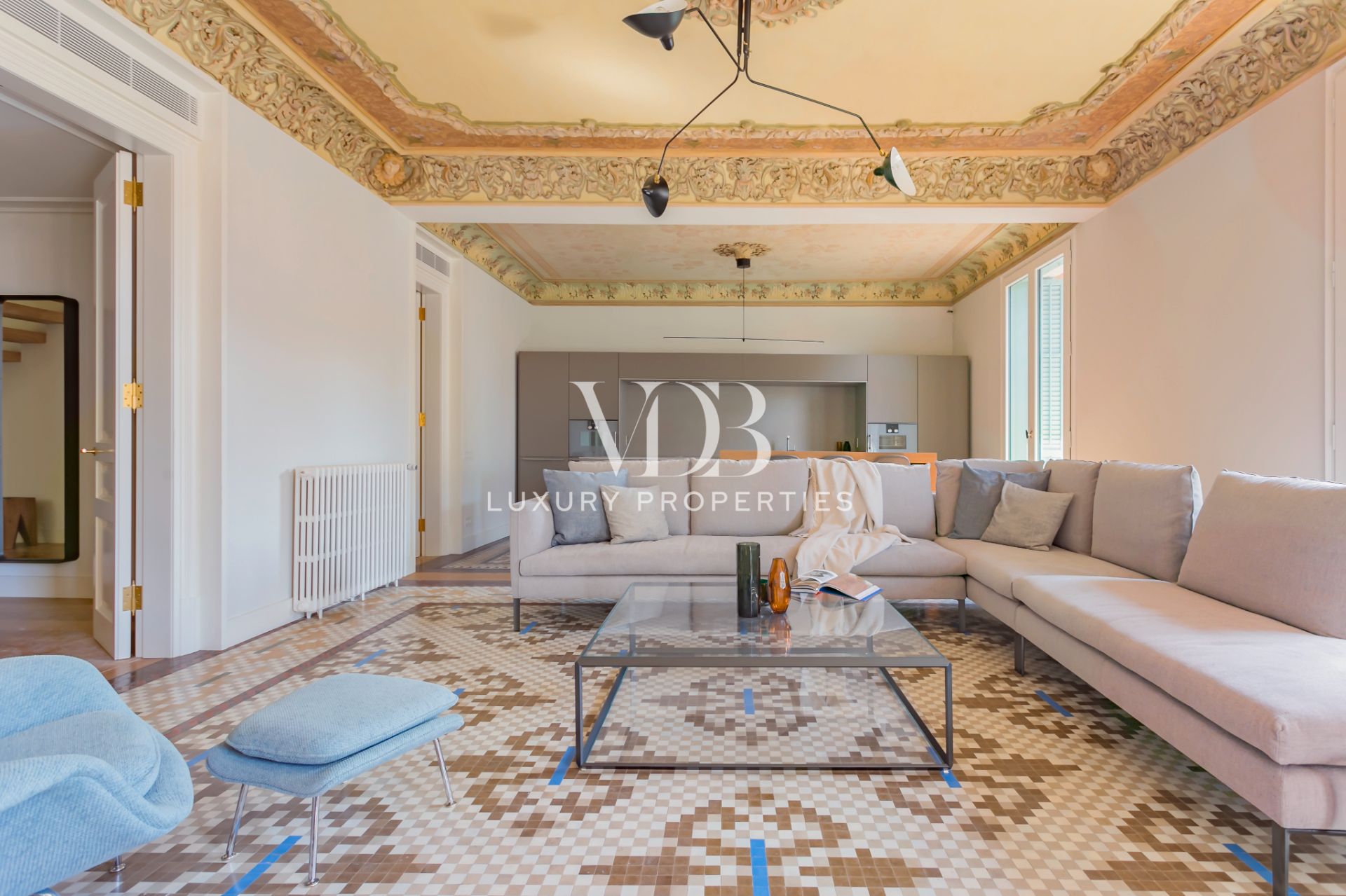 Living room of Duplex to rent in  Barcelona Capital  with Air Conditioner, Terrace and Swimming Pool