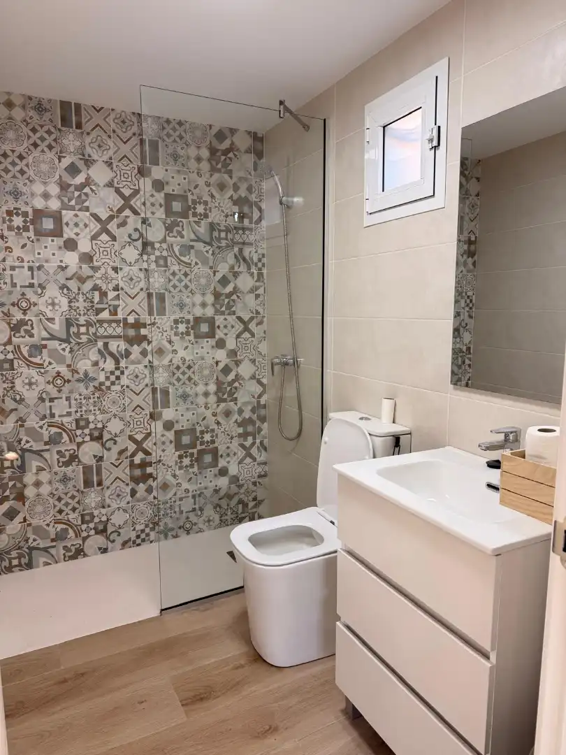 Bathroom of Flat for sale in Málaga  with Furnished