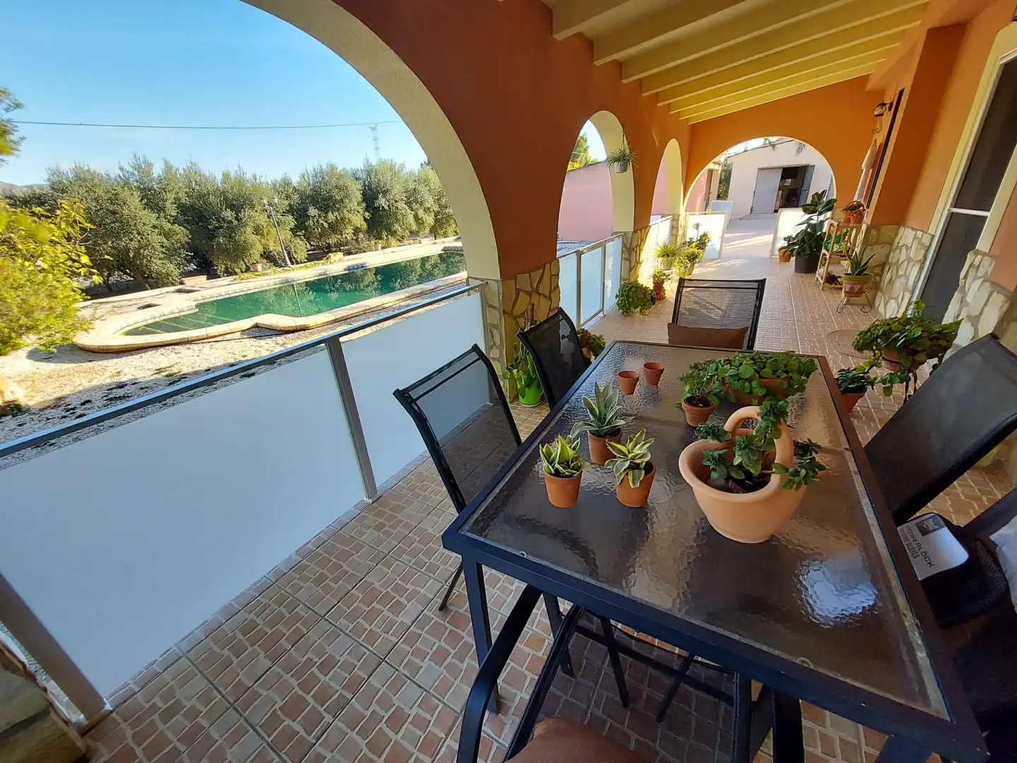Terraza de Finca rústica en venta en Calasparra con Jardín privado y Piscina