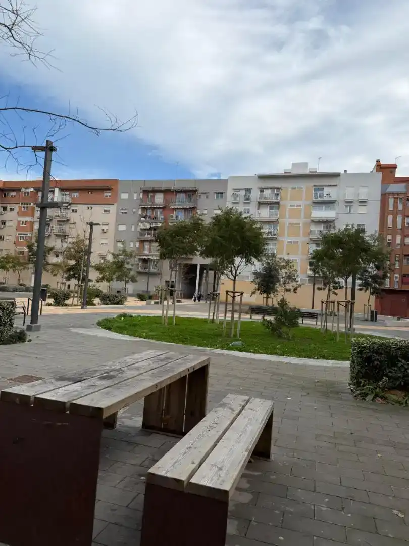 Außenansicht von Dachboden zur Miete in Valencia mit Privatgarten, Parkett und Abstellraum