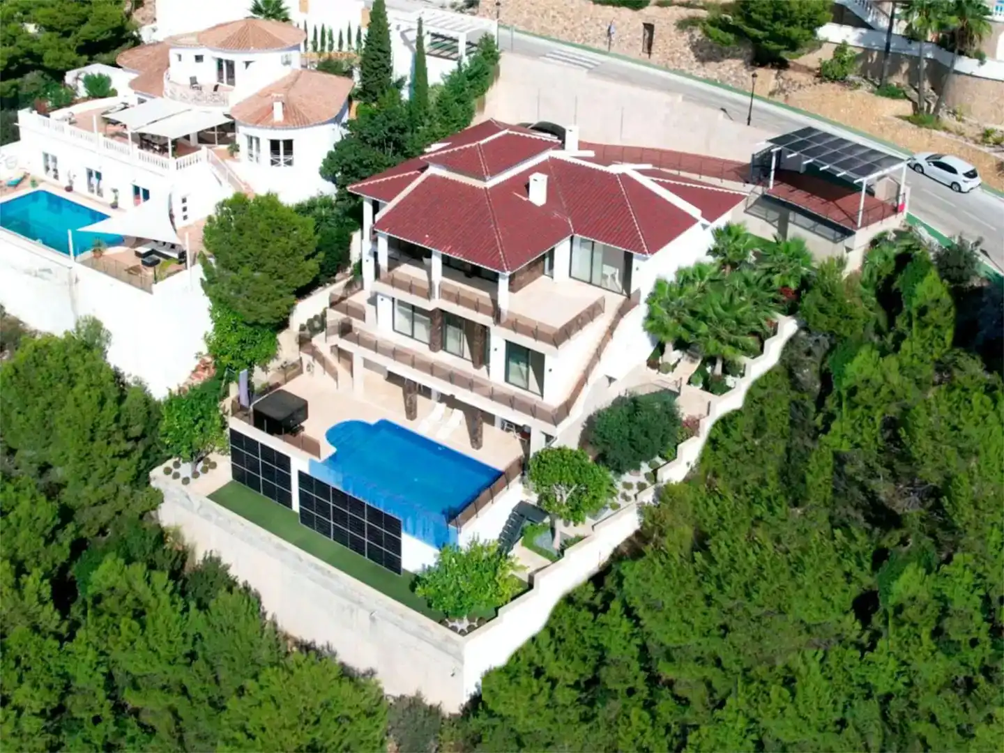 Vista exterior de Loft en venda en Altea amb Aire condicionat, Jardí privat i Parquet