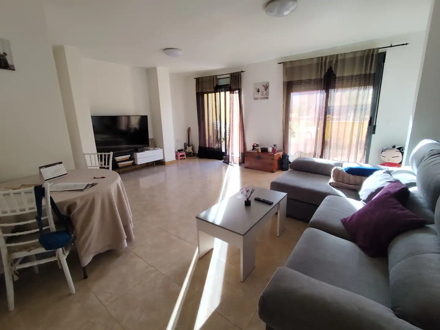 Sala de estar de Ático en venta en Murcia con Aire acondicionado, Terraza y Amueblado